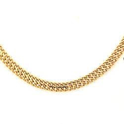 Pre Owned Hollow Link Necklet ZX36